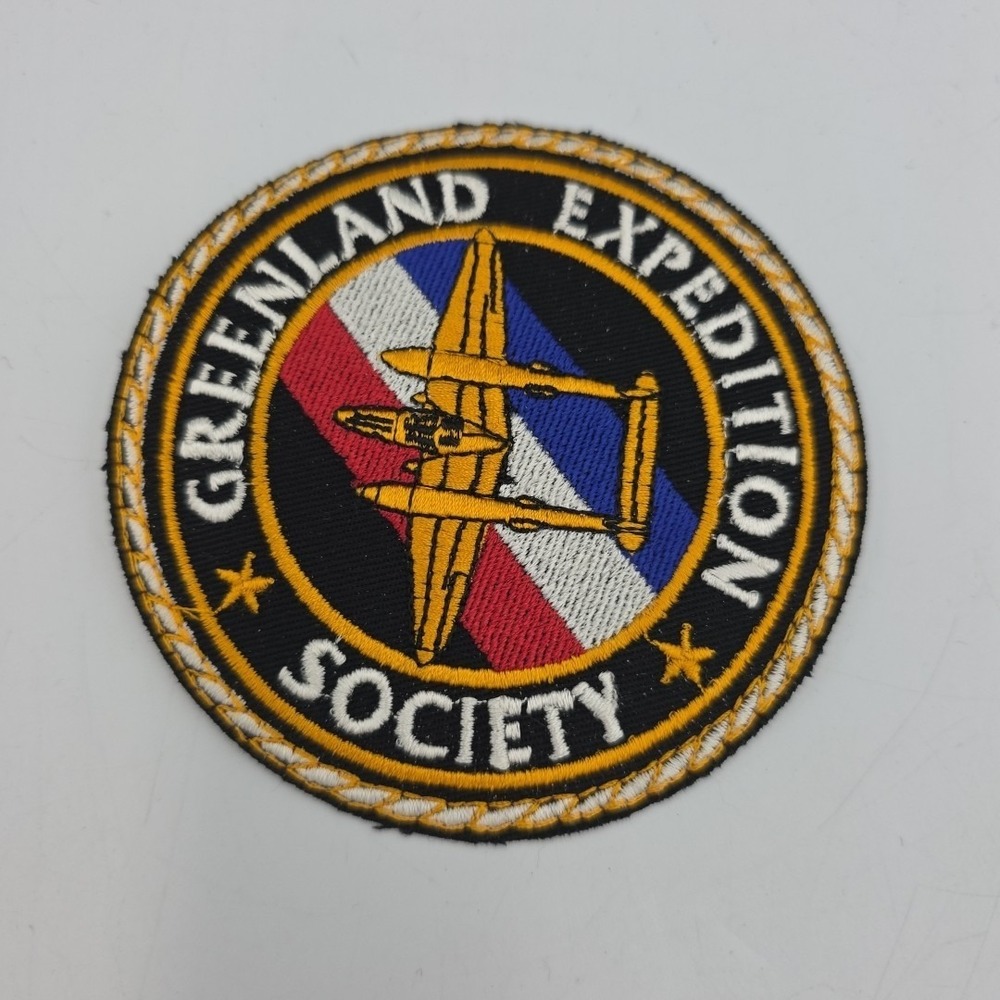 1970s/1980s? AIR FORCE‎ PATCH-GREENLAND EXPEDTION SOCEITY-ORIGINAL AVIATION!